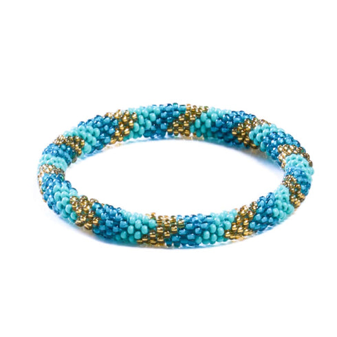 Jardin sous-marin d'Amphitrites | Bracelet de perles de verre de l'Himalaya